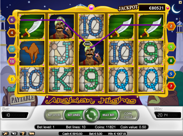 Arabian Nights Betsson Casino