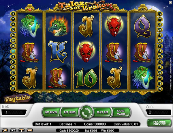 Tales of Krakow Casino Euro