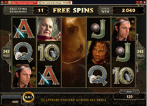 all slots lord of the rings