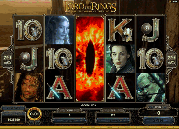 lord of the rings slot big lord of the rings slot big